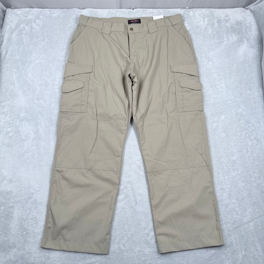NWT TRU-SPEC 24-7 Series Cargo Pants Womens 22 Khaki 38x30 Tactical Ripstop